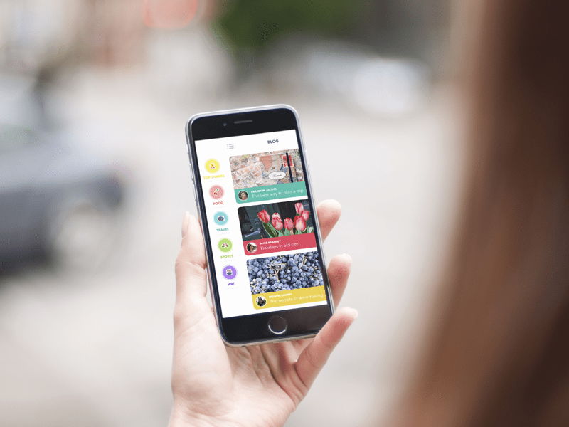 Mobile UI Design Basic Types of Screens. UX