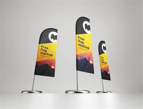 Feather Flag Mockup&nbsp;Free