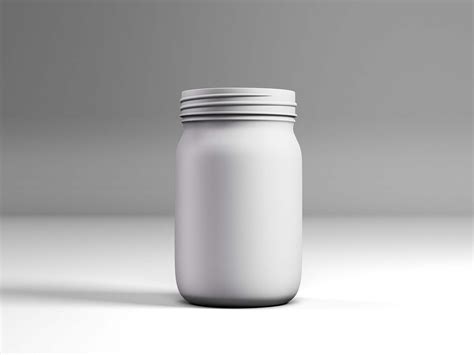 Plastic Jar Mockup Psd Free&nbsp;Download