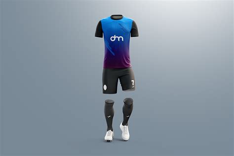 Men's Soccer Kit Mockup Free&nbsp;Download