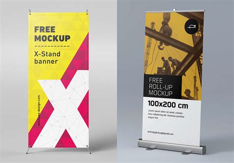 Roll Up Banner Mockup Free&nbsp;Download