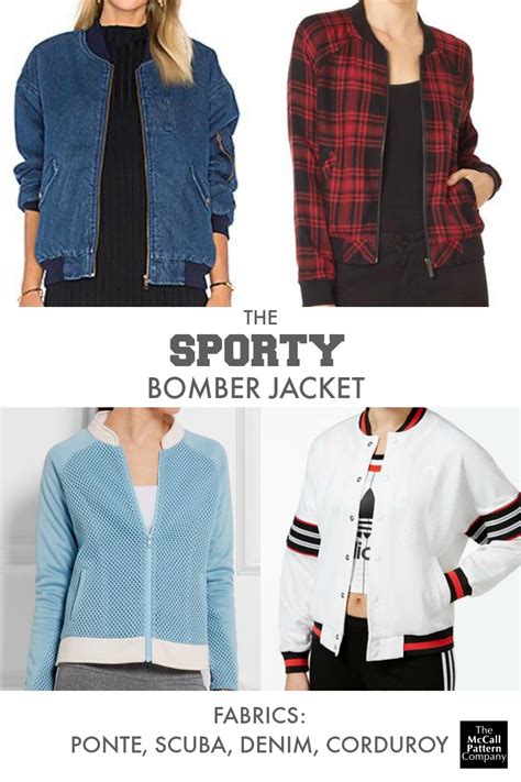 Bomber Jacket Pattern&nbsp;Mccalls