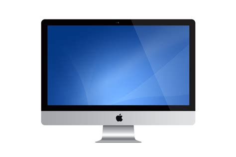 Imac Mockup Vector