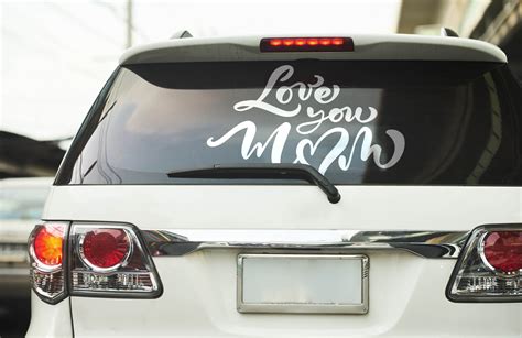 Car Sticker Mockup Free&nbsp;Download