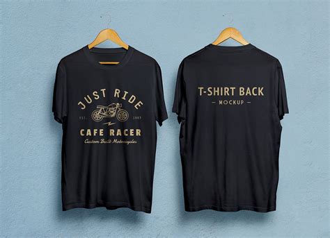 T-Shirt Mockup Front And Back&nbsp;Template