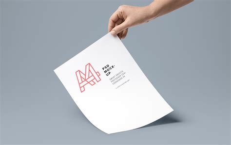 Hand Holding Brochure&nbsp;Mockup