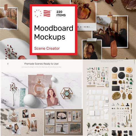 Moodboard Mockup Scene&nbsp;Creator