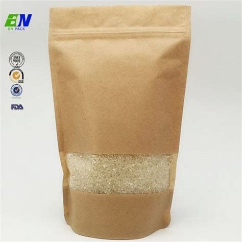 Kraft Paper Bag With Window Mockup&nbsp;Free