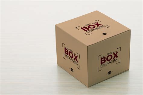 Free Box Package&nbsp;Mockup