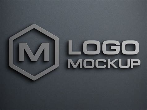 Psd Logo Mockup&nbsp;3D