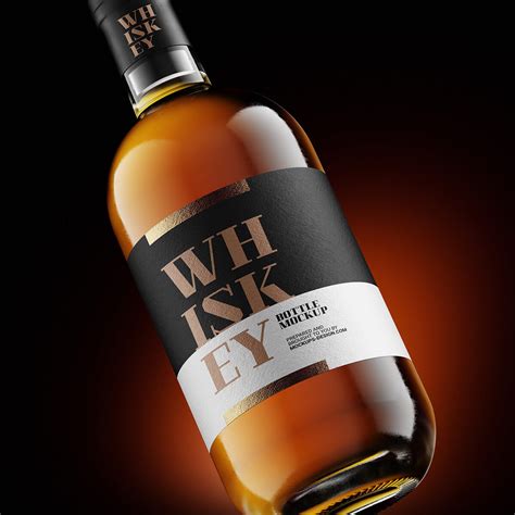 Whisky Bottle Mockup Free&nbsp;Download