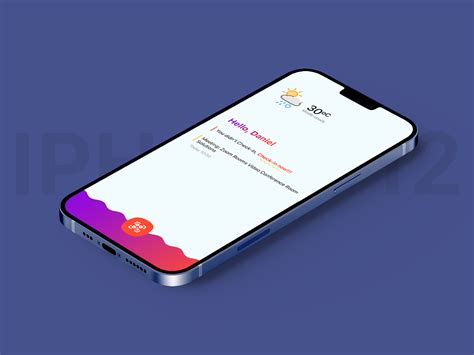 Iphone 12 Isometric&nbsp;Mockup