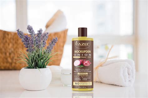 Hair Oil Bottle&nbsp;Mockup