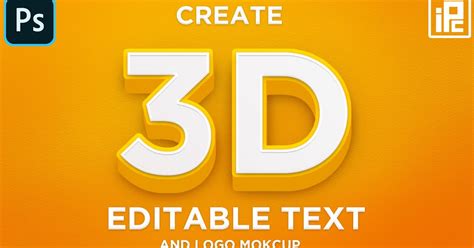 Tutorial Creating 3D Text In Photoshop