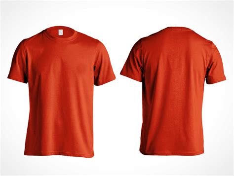 T Shirt Mockup Psd Front And&nbsp;Back