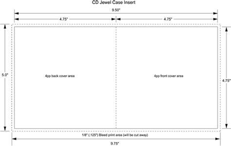 Cd Jewel Case Photoshop&nbsp;Template