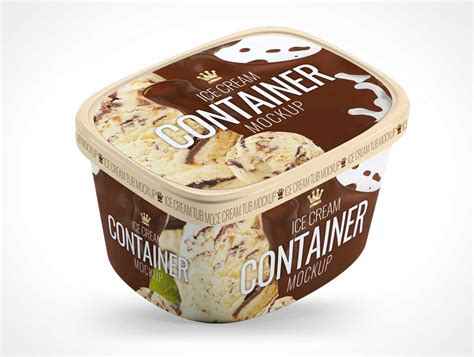 Ice Cream Container&nbsp;Mockup