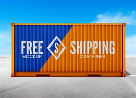 Shipping Container Mockup Free&nbsp;Download