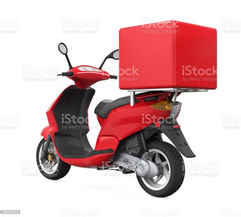 Motorcycle Delivery Box&nbsp;Mockup
