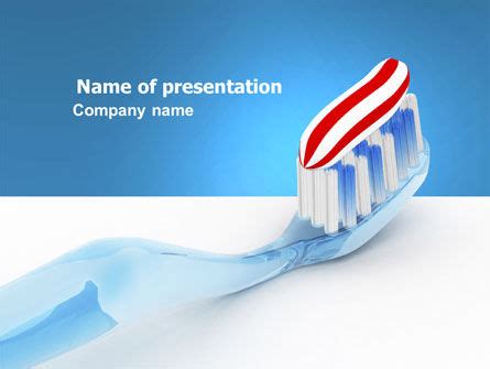 Toothpaste Ppt Template