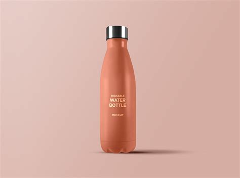Free Reusable Water Bottle&nbsp;Mockup