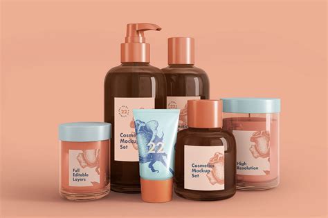 Free Cosmetics Packaging&nbsp;Mockups