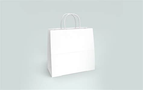 White Paper Bag Mockup&nbsp;Psd
