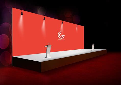 Stage Mockup Free&nbsp;Psd