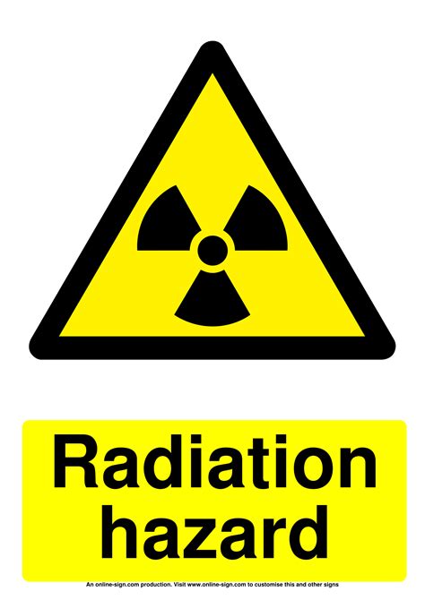 Hazard Warning Sign&nbsp;Template