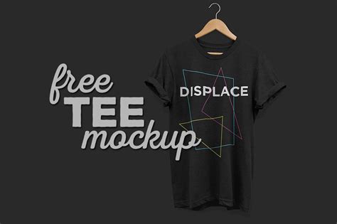 Free Acid Wash Tee&nbsp;Mockup