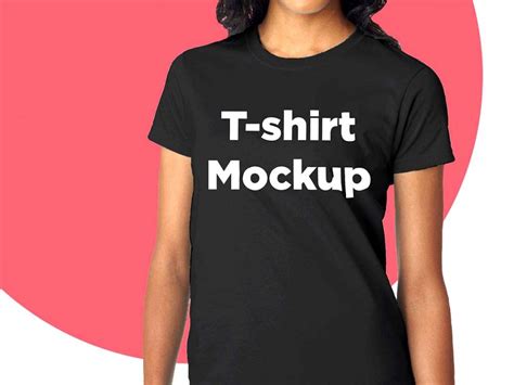 Black T Shirt Mockup Free
