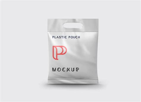 Free Plastic Pouch&nbsp;Mockup